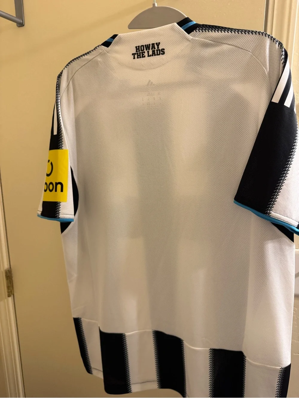 ADIDAS Newcastle United FC 25/26 Home Authentic Soccer Jersey Mens M Black